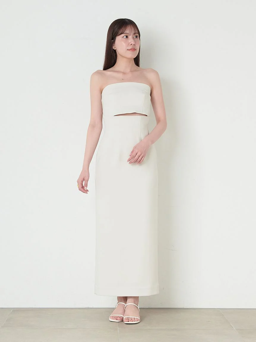 Strapless Cutout Maxi Dress - Image 5