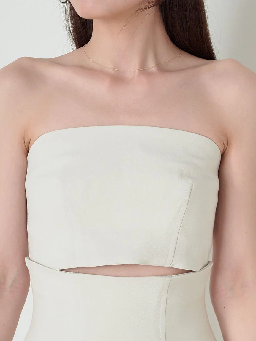 Strapless Cutout Maxi Dress - Image 8