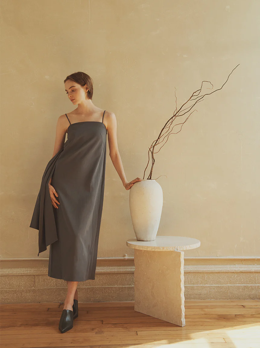 Backplane Long Elegant Dress - Image 16