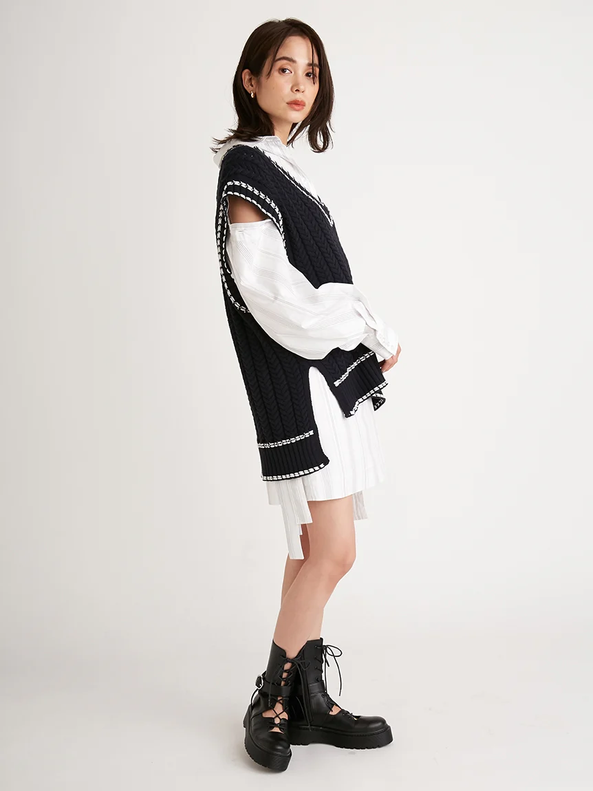 Belt Design High Waisted Mini Skirt - Image 10
