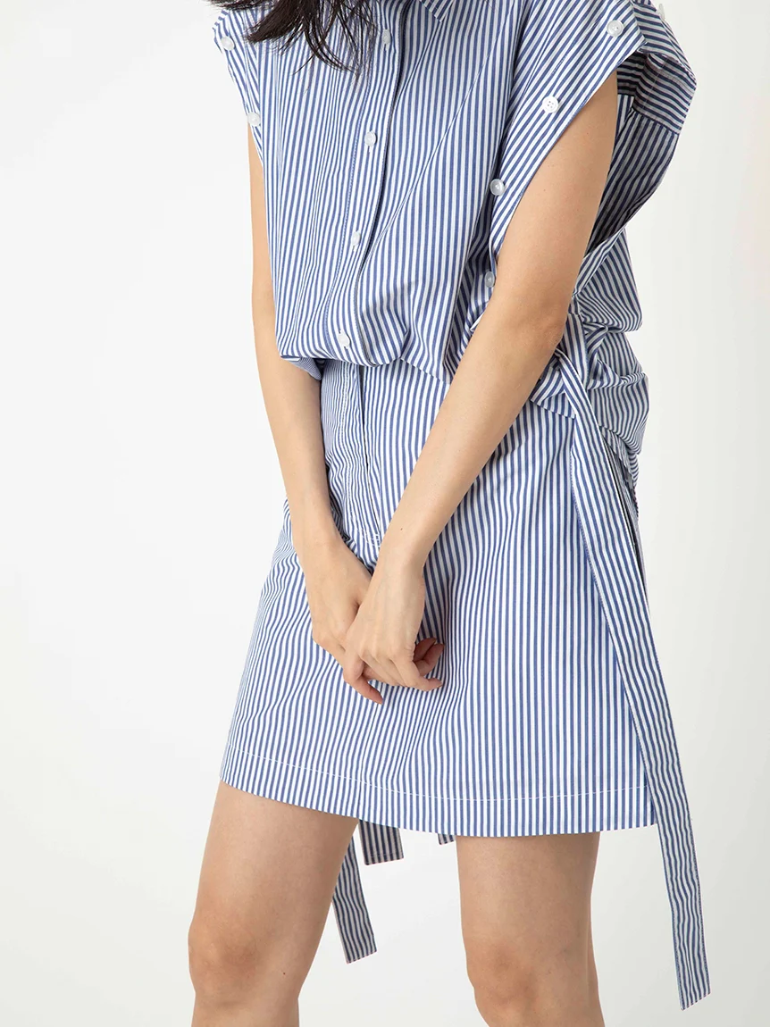 Belt Design High Waisted Mini Skirt - Image 12