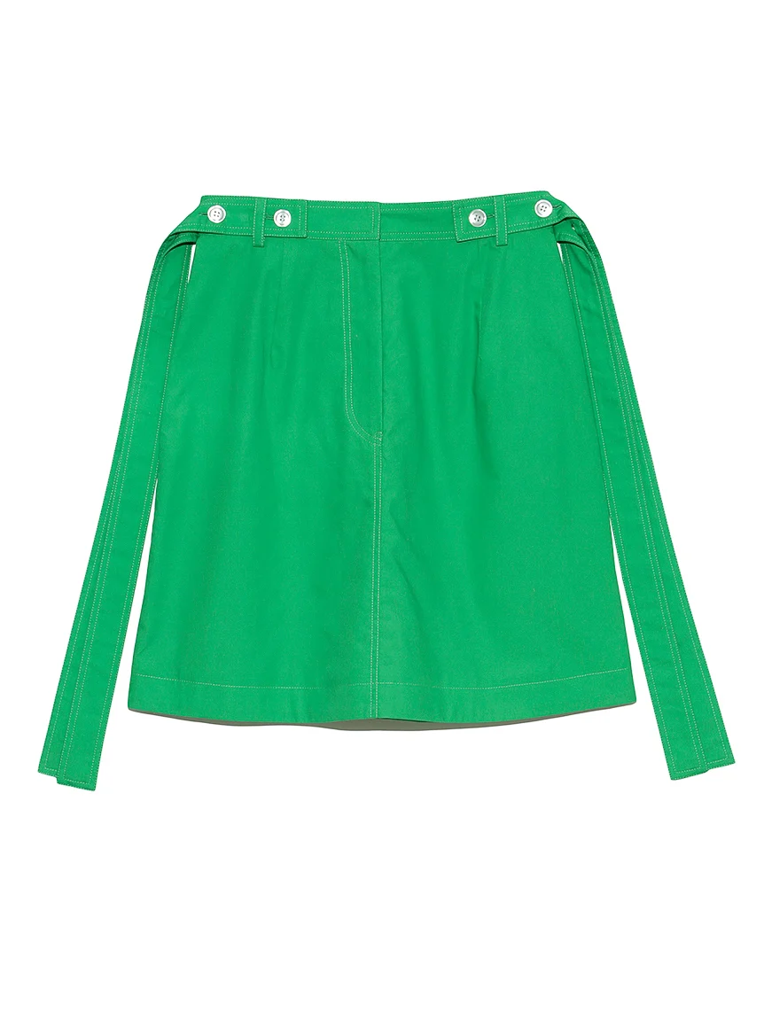 Belt Design High Waisted Mini Skirt - Image 27