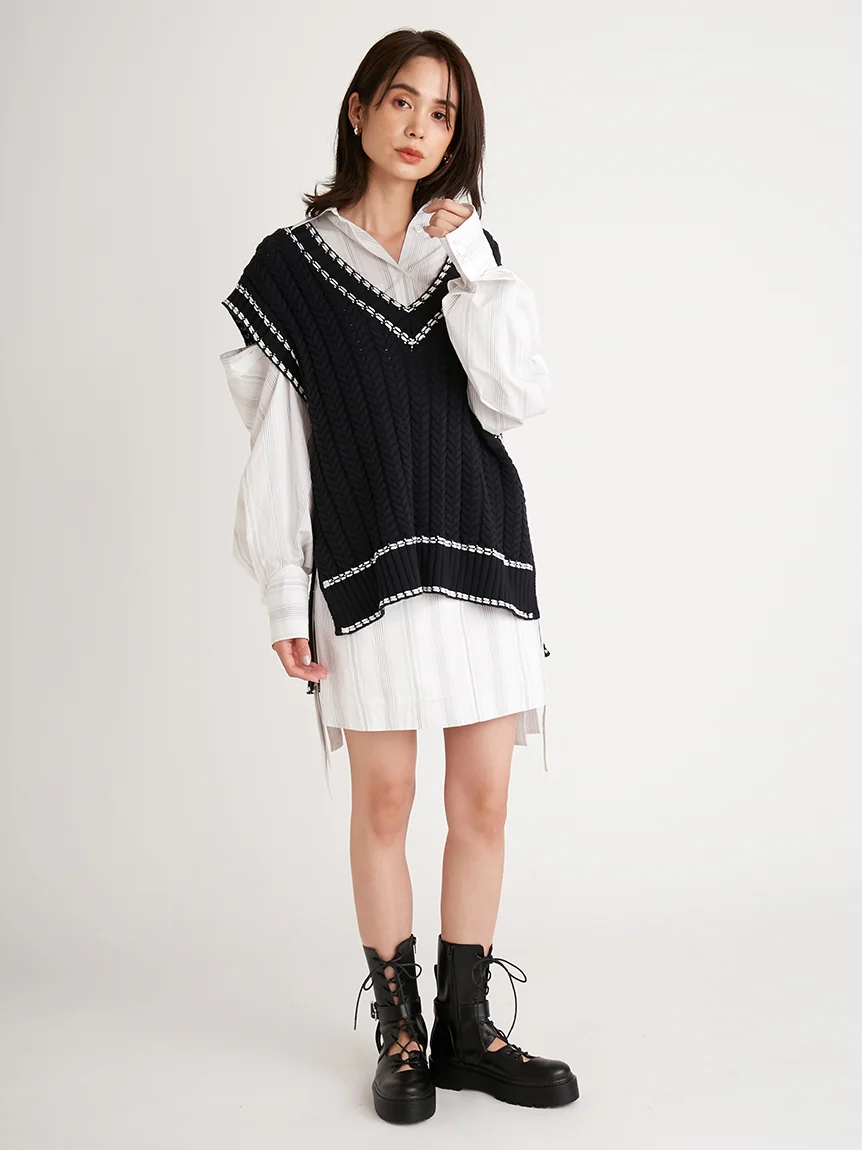 Belt Design High Waisted Mini Skirt - Image 9