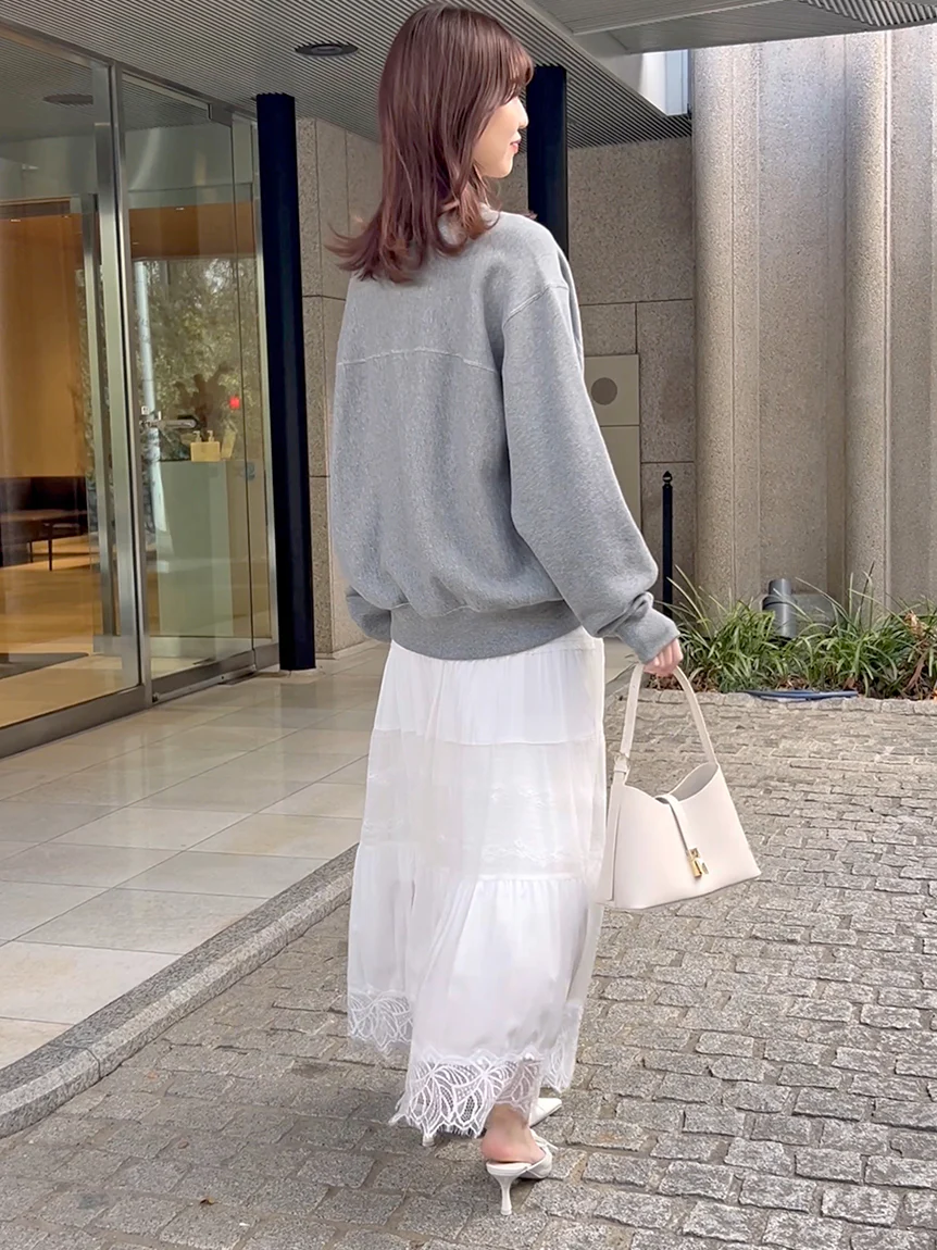 Boho Lace High-Waisted Ruffled Maxi Skirt - Image 17