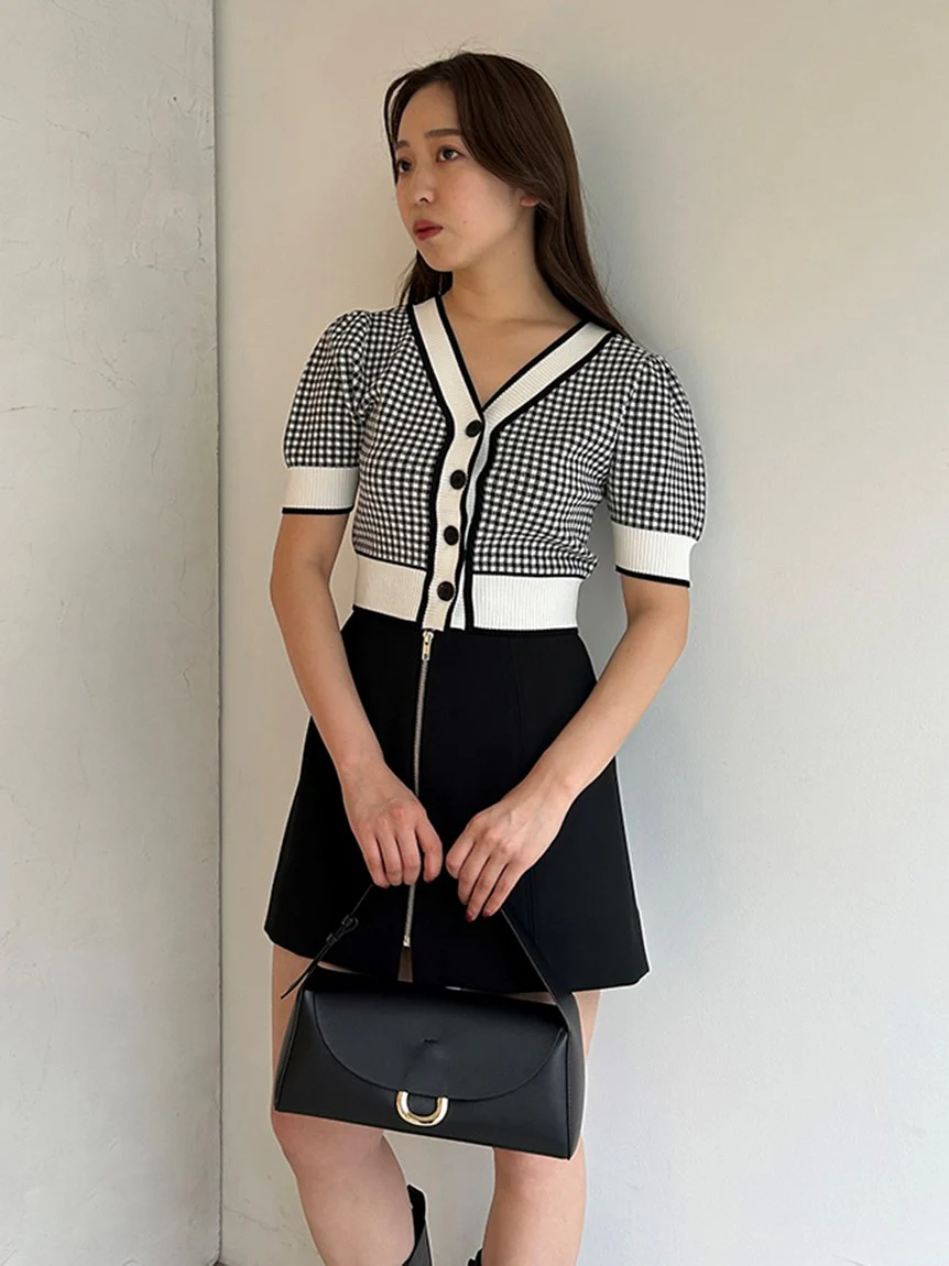 Center Zip High Waisted Skirt - Image 11
