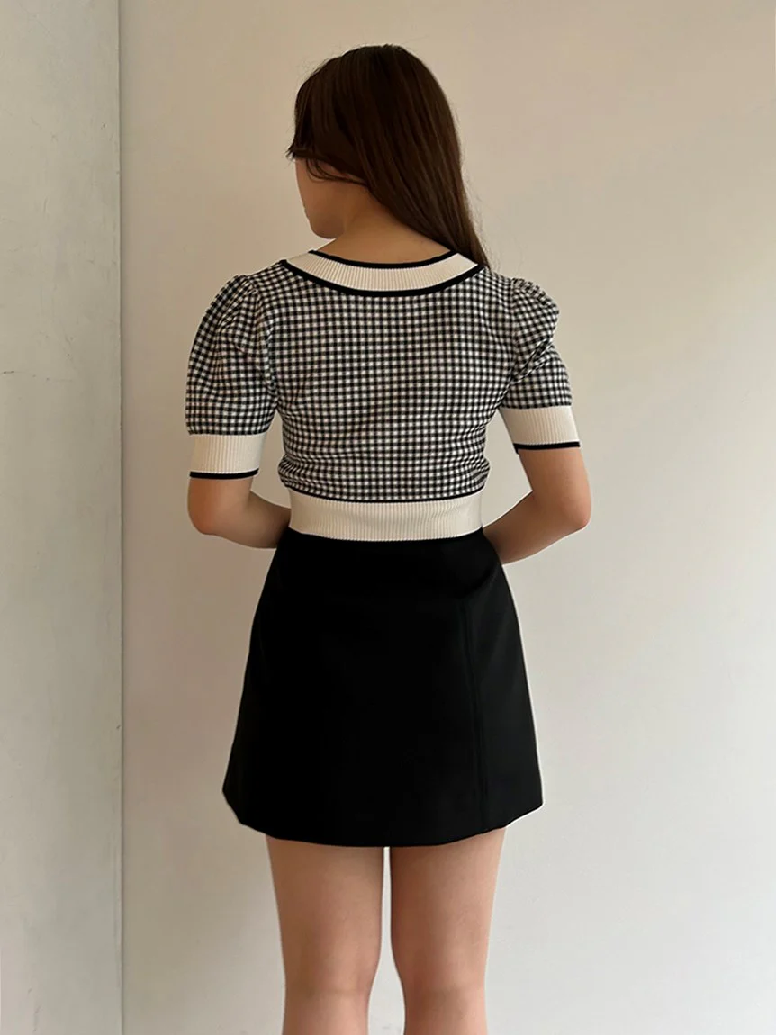 Center Zip High Waisted Skirt - Image 13