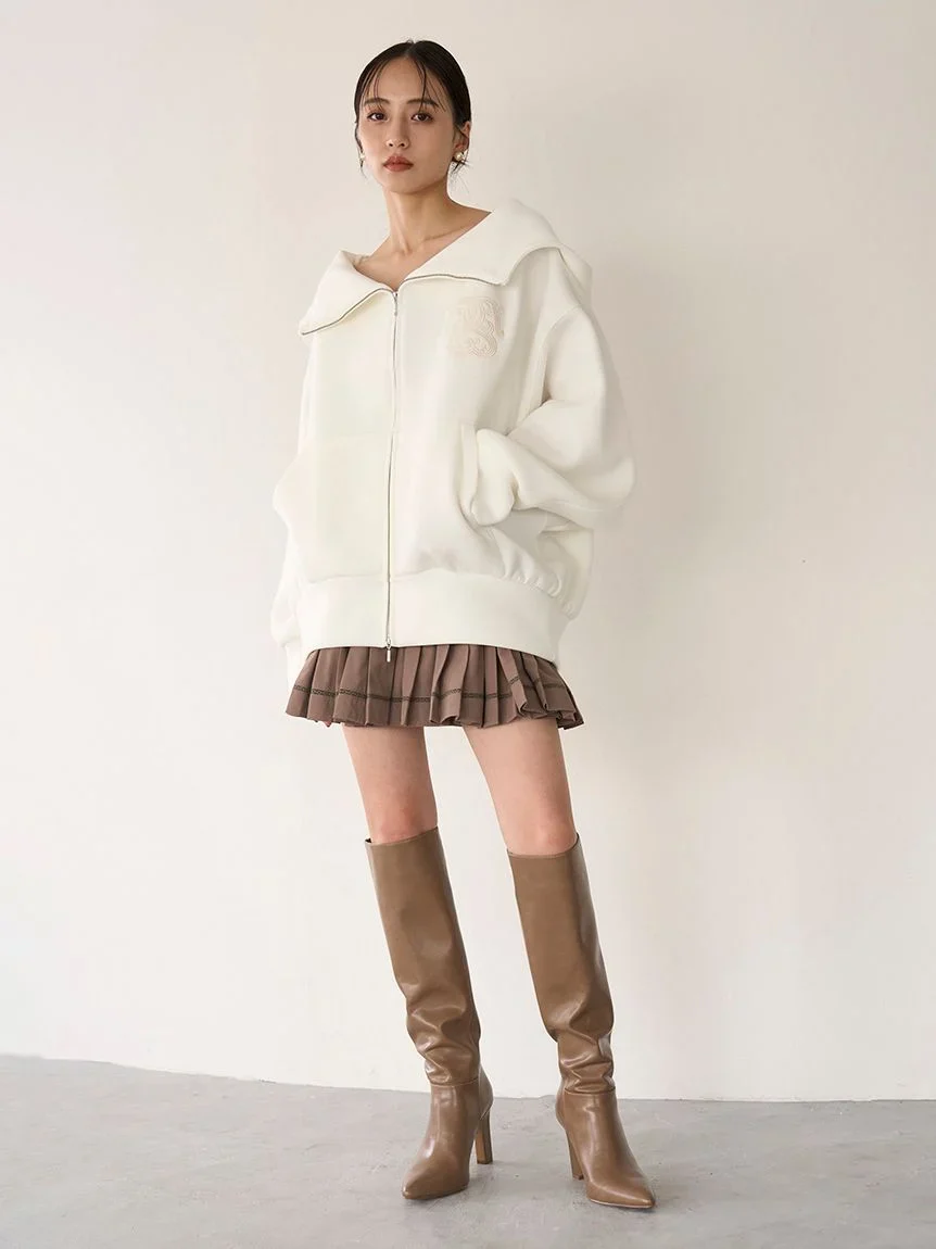 Cotton-like Frill Short Skirt - Image 20
