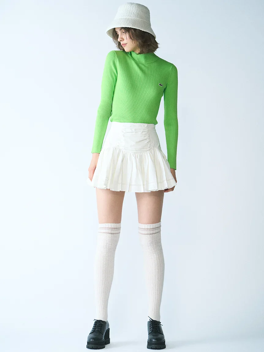 Cotton-like Frill Short Skirt - Image 4