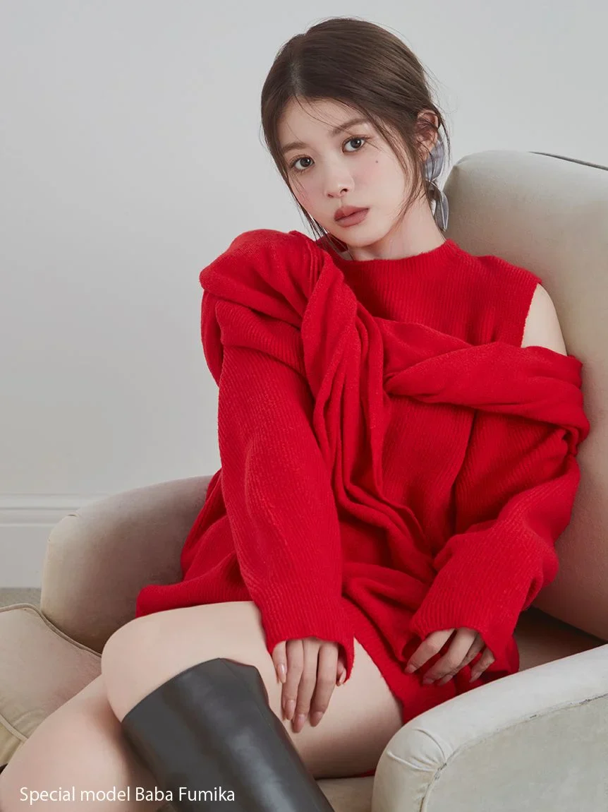 Deformation knit pullover - Image 6