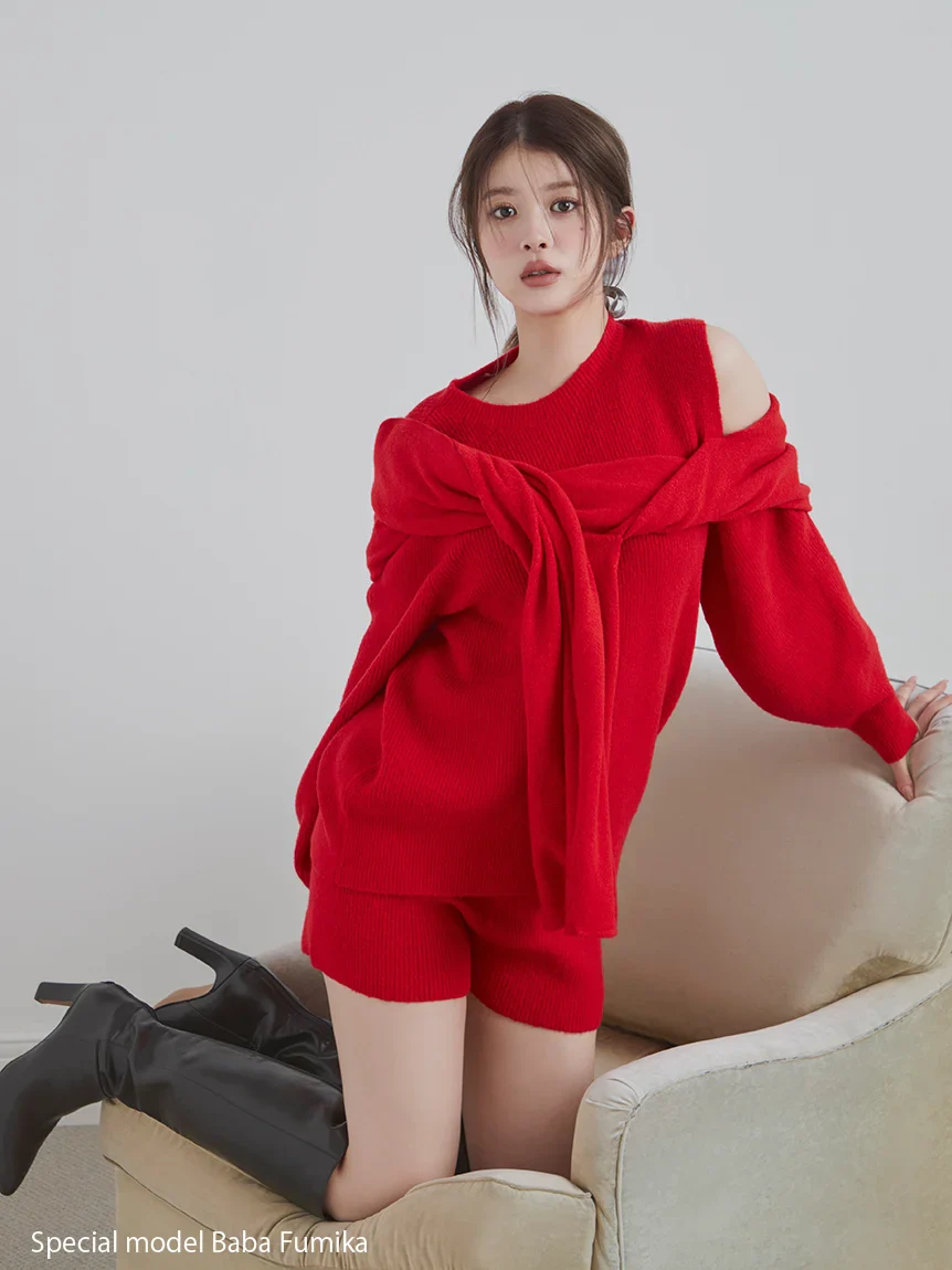 Deformation knit pullover - Image 7
