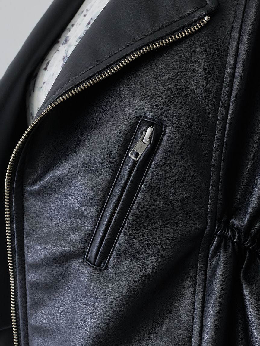 Trendy PU Leather Jacket - Image 15