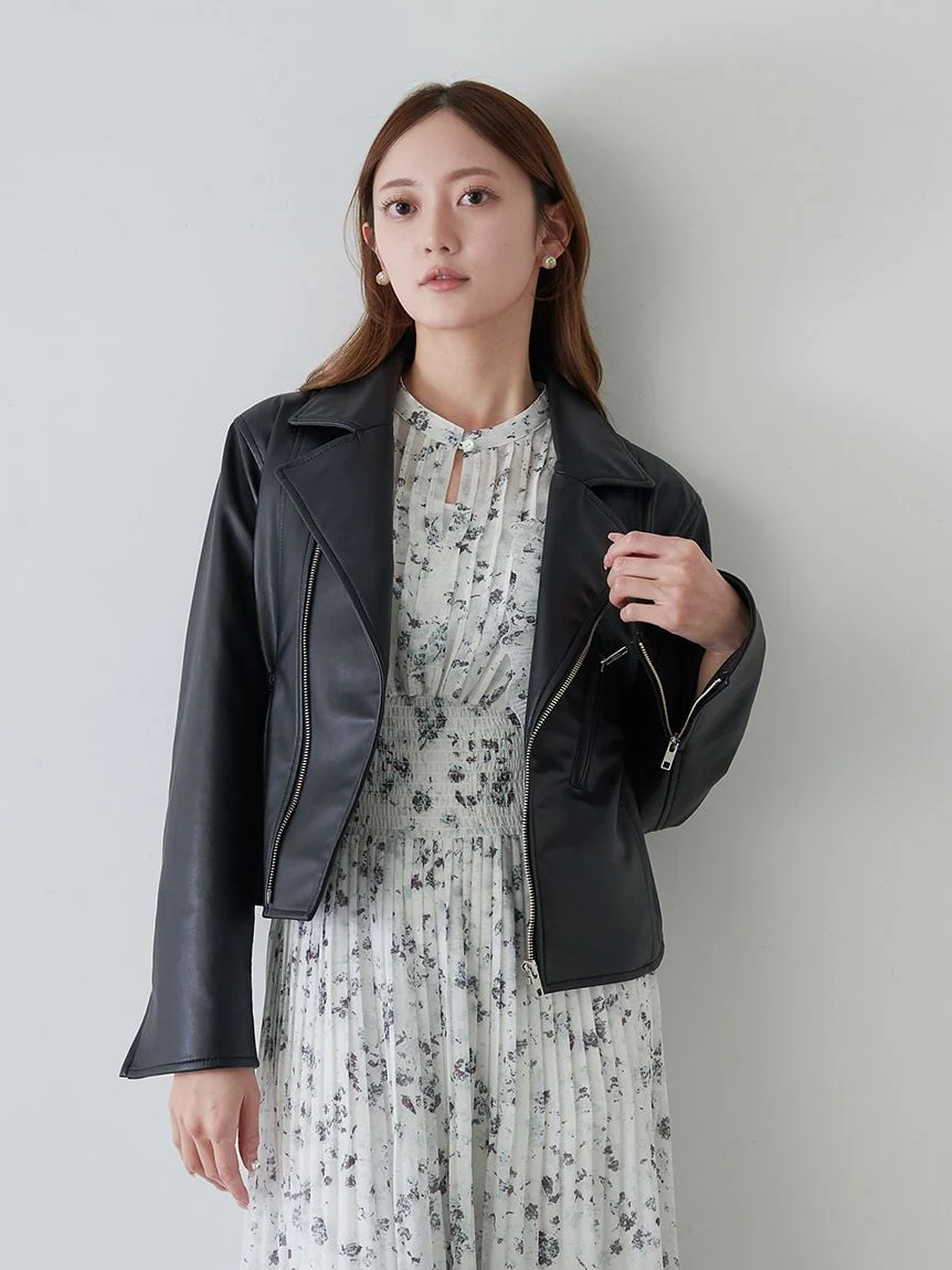 Trendy PU Leather Jacket - Image 9