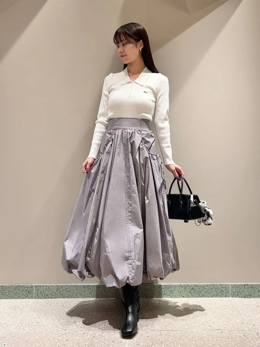Elastic Waist Balloon Skirt - Image 4