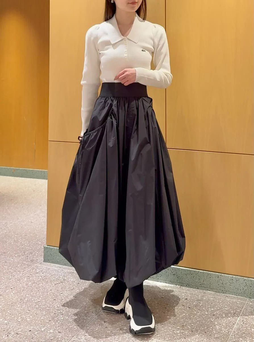 Elastic Waist Balloon Skirt - Image 5