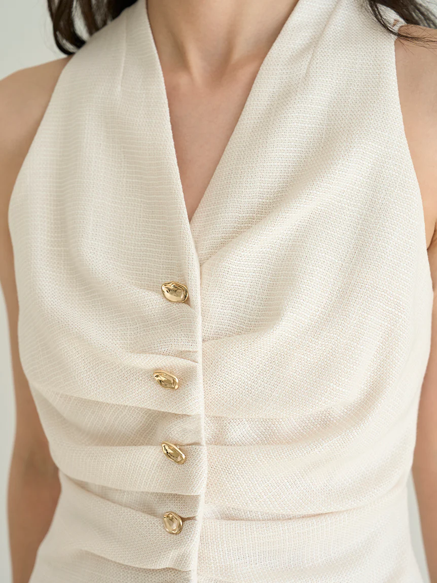 Gathered Vest Top - Image 11