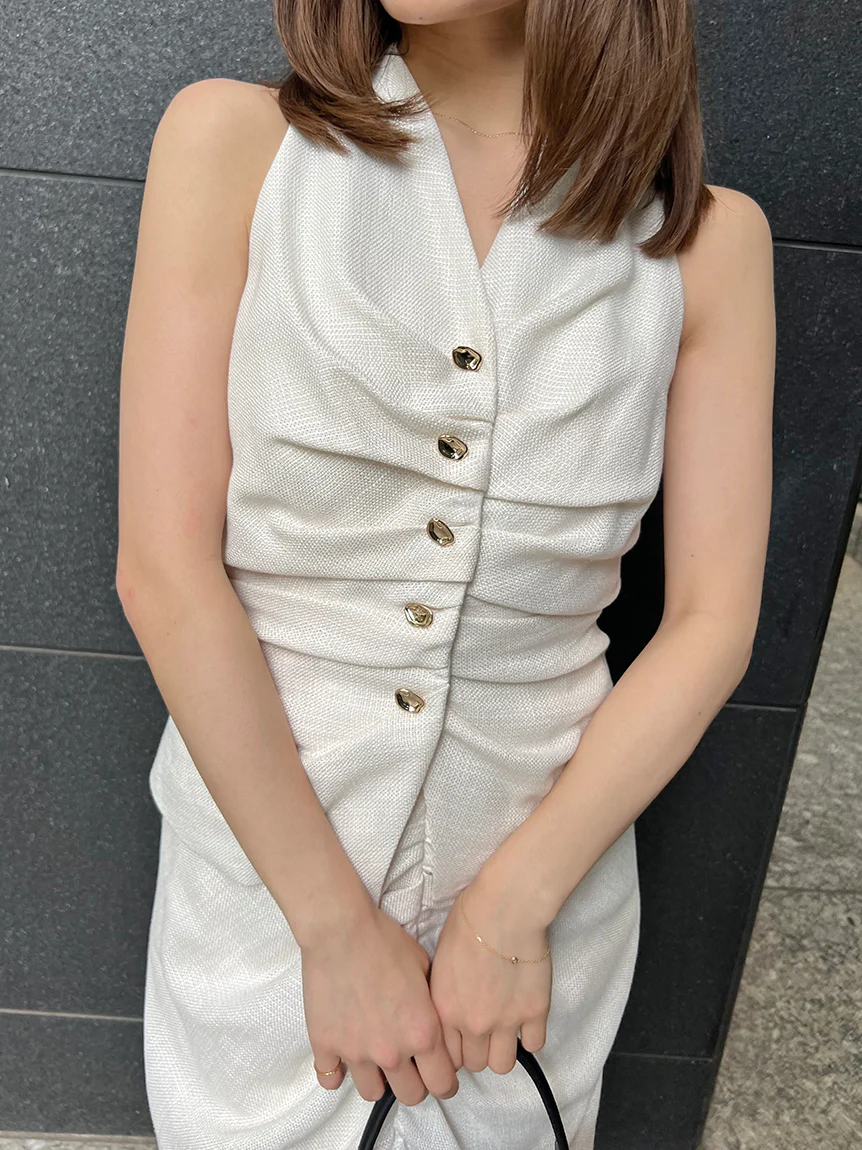 Gathered Vest Top - Image 12