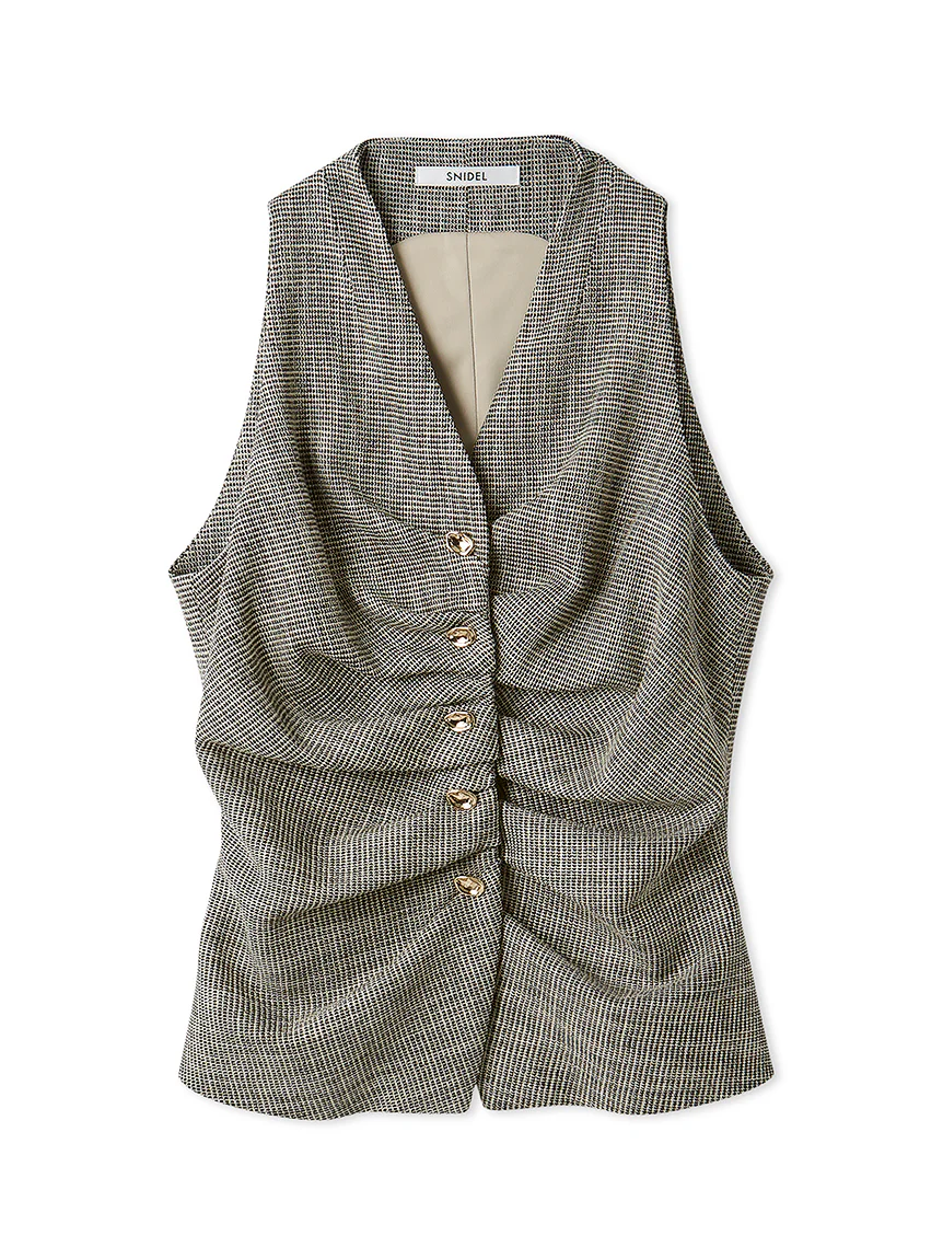 Gathered Vest Top - Image 3