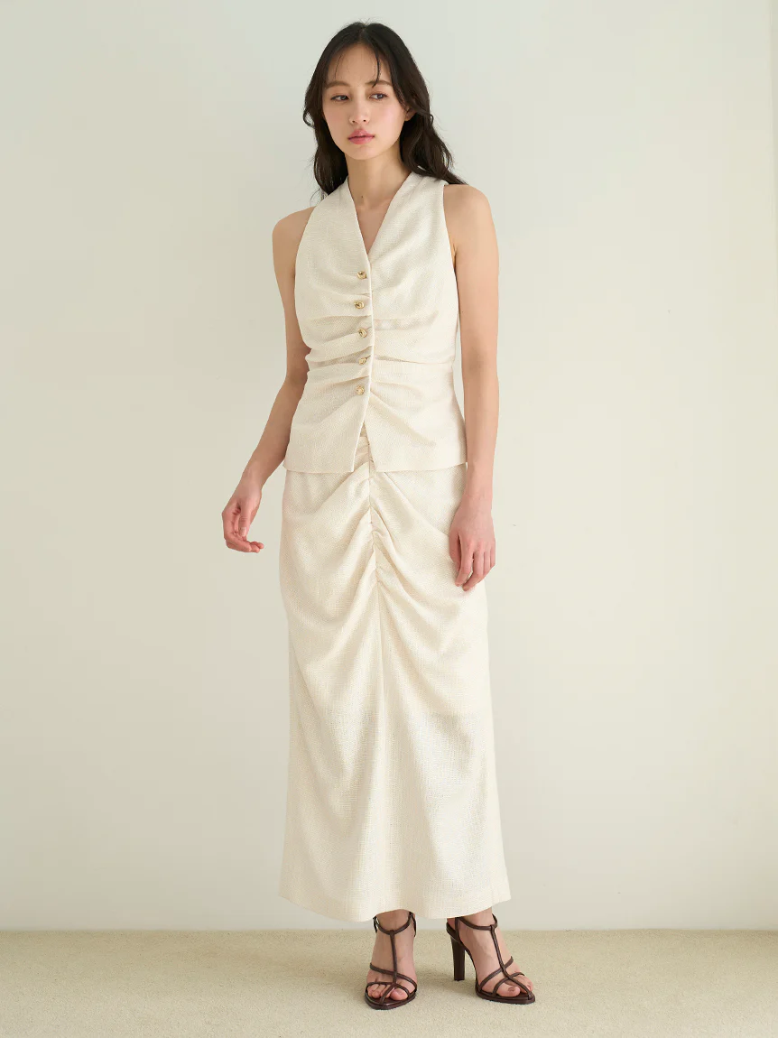 Gathered Vest Top - Image 8