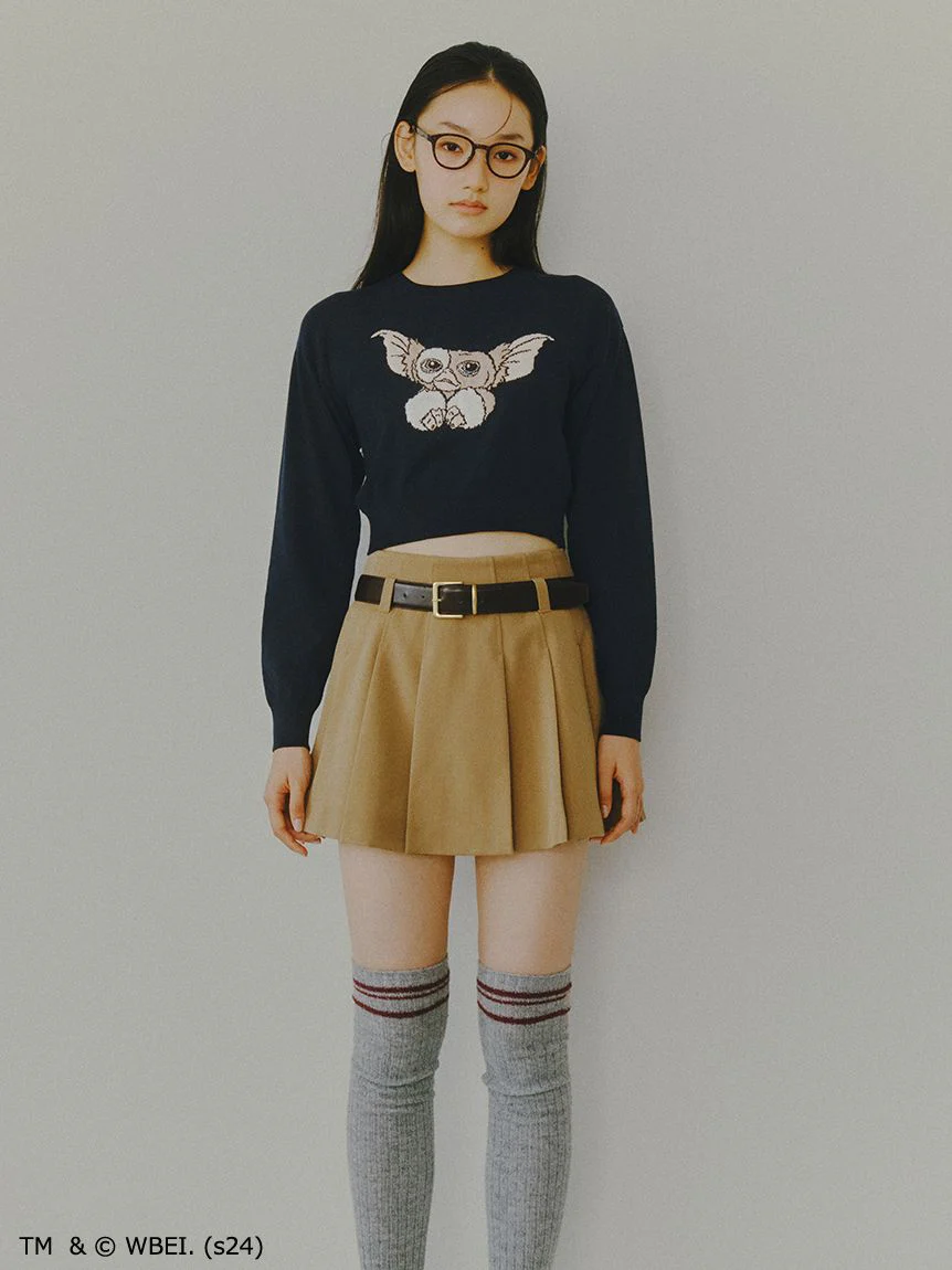 GREMLINS Special Order Jacquard Knit Cropped Sweater - Image 6