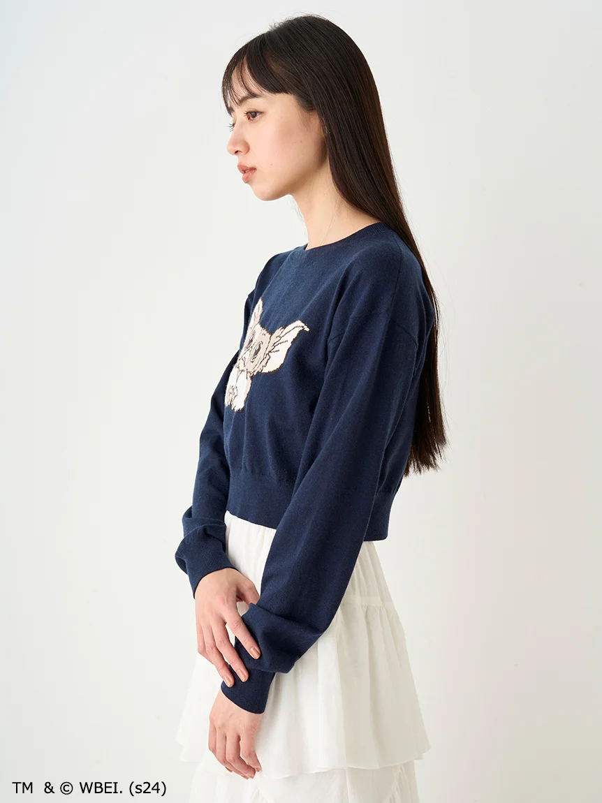 GREMLINS Special Order Jacquard Knit Cropped Sweater - Image 8