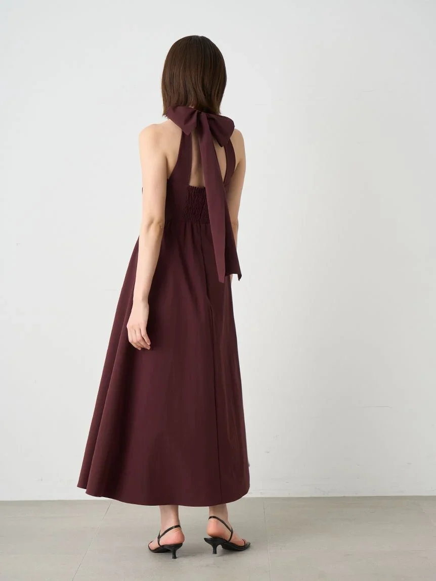 Halter Neck Maxi Dress - Image 11