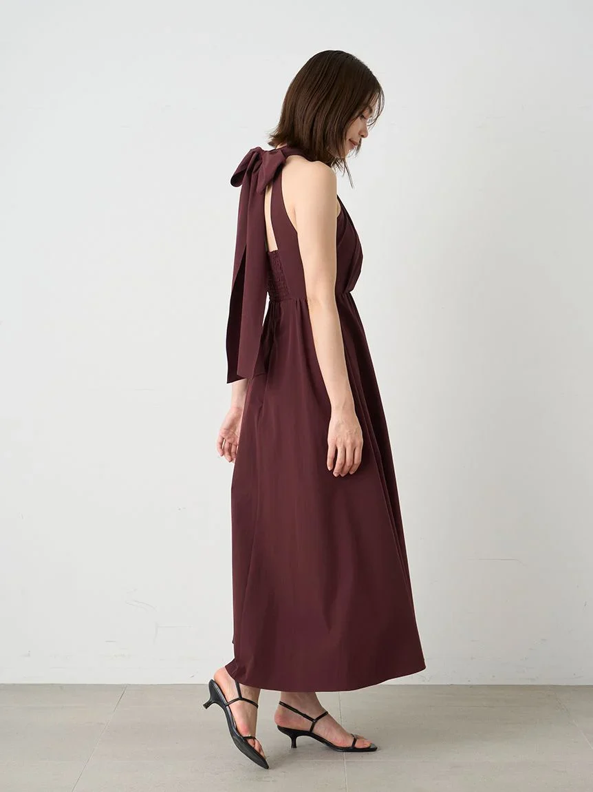 Halter Neck Maxi Dress - Image 12