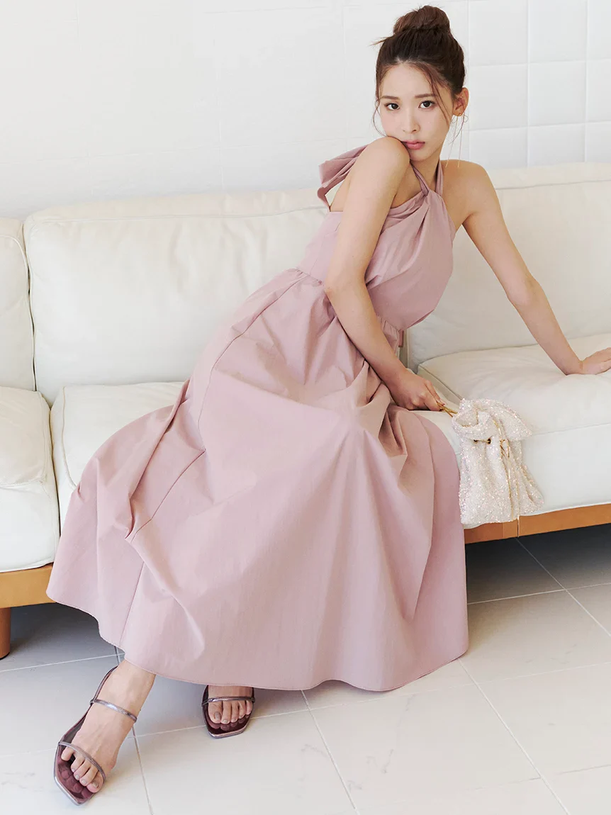 Halter Neck Maxi Dress - Image 3