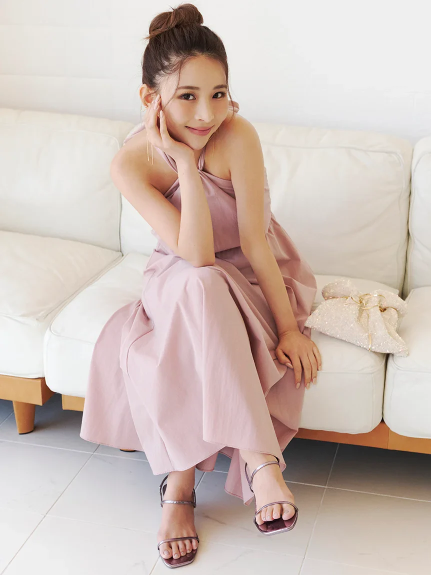 Halter Neck Maxi Dress - Image 5