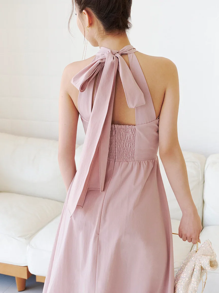 Halter Neck Maxi Dress - Image 6