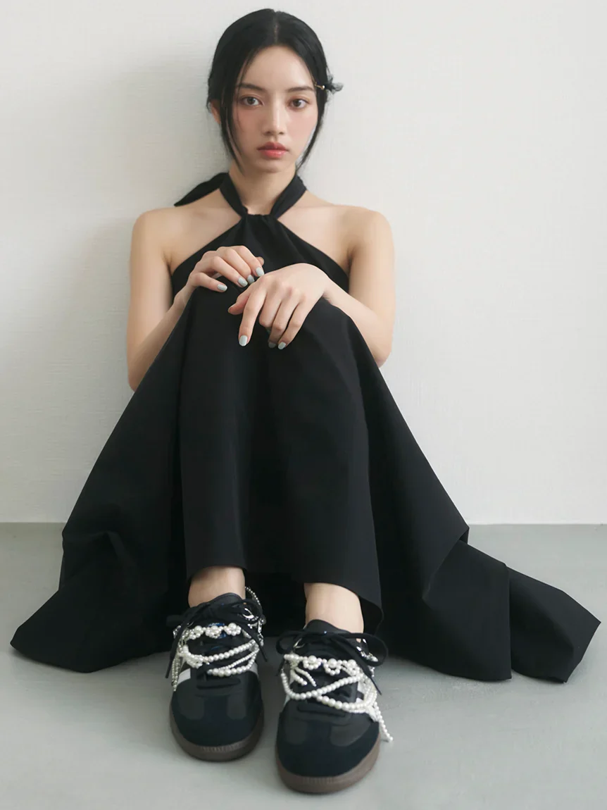 Halter Neck Maxi Dress - Image 7