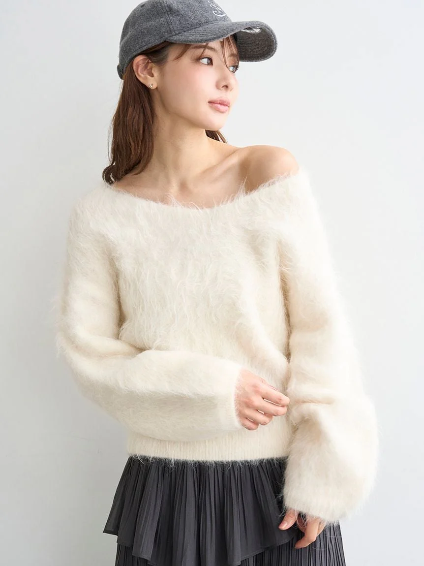 [HIGH QUALITY COLLECTION] Suri Alpaca V-neck pullover - Image 18