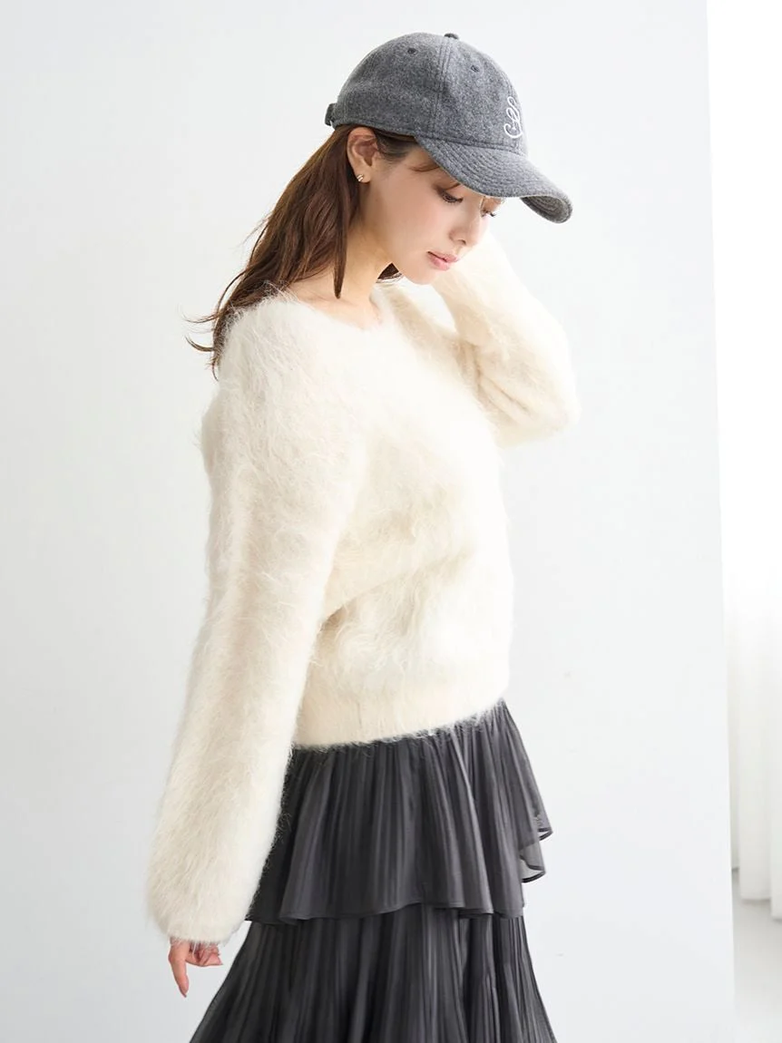 [HIGH QUALITY COLLECTION] Suri Alpaca V-neck pullover - Image 23