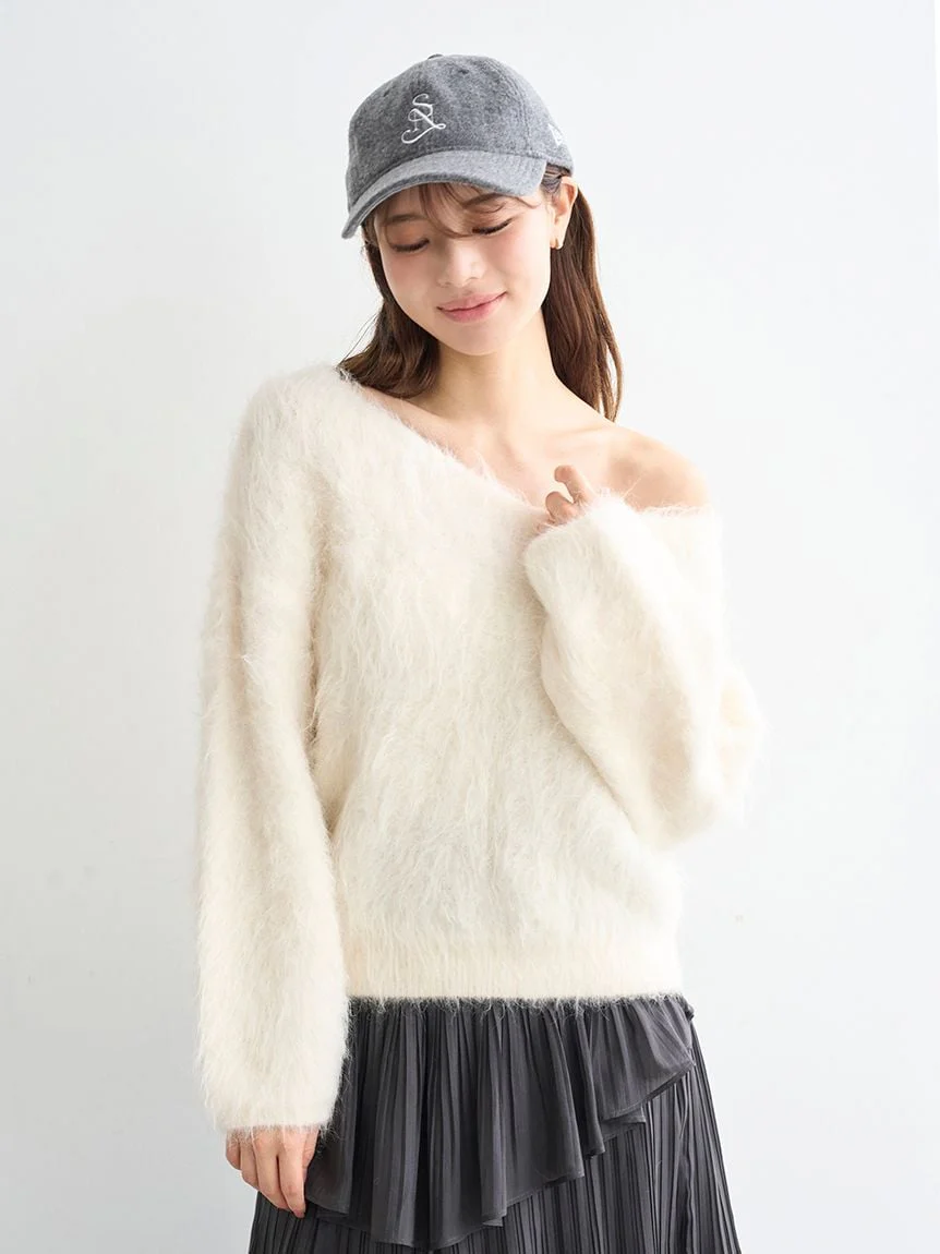 [HIGH QUALITY COLLECTION] Suri Alpaca V-neck pullover - Image 25