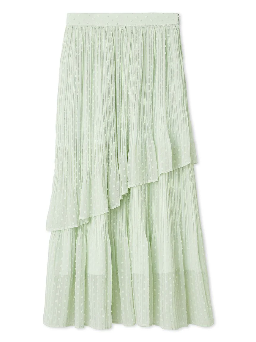 High-Waisted Pleated Midi Skirt - Image 3