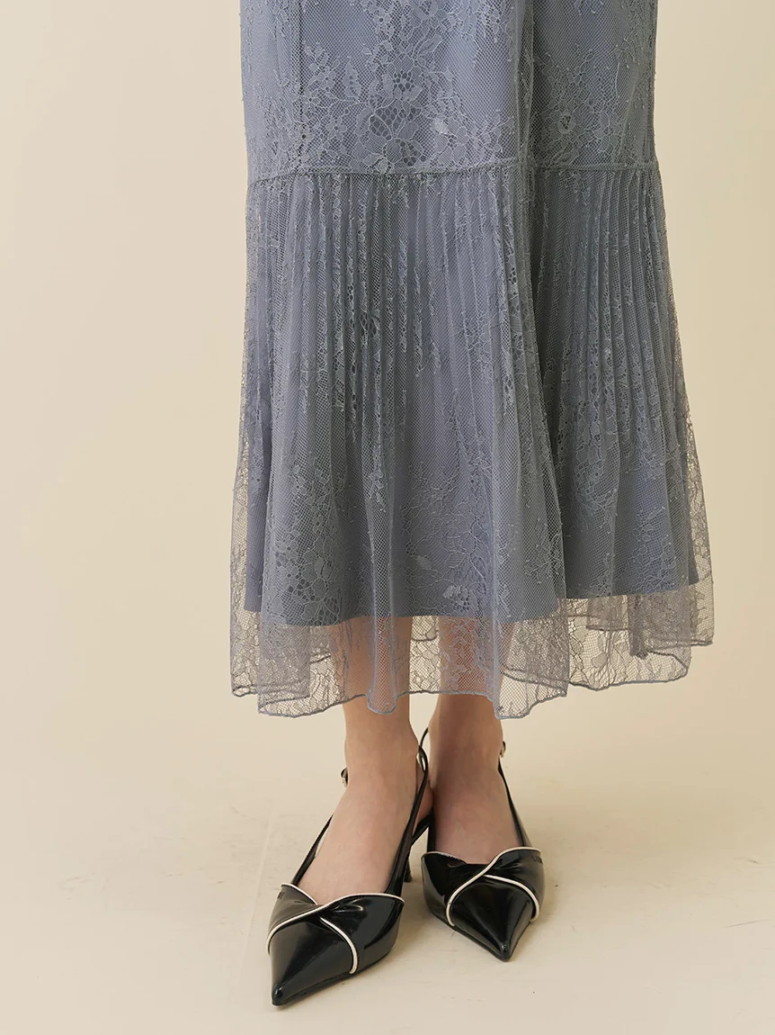 Lace Cape Set Mermaid Dress - Image 17