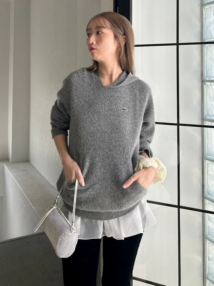 LACOSTE Knit Hoodie - Image 16