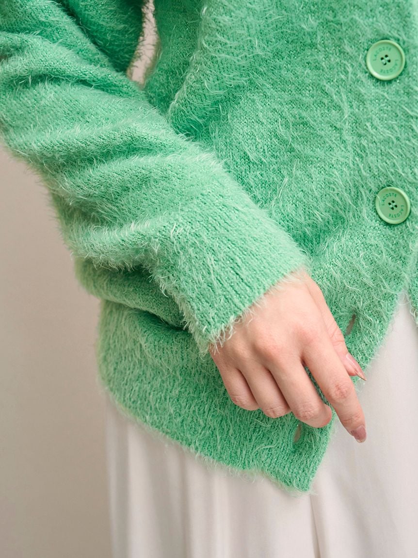 LACOSTE Lame Knit Cardigan - Image 20