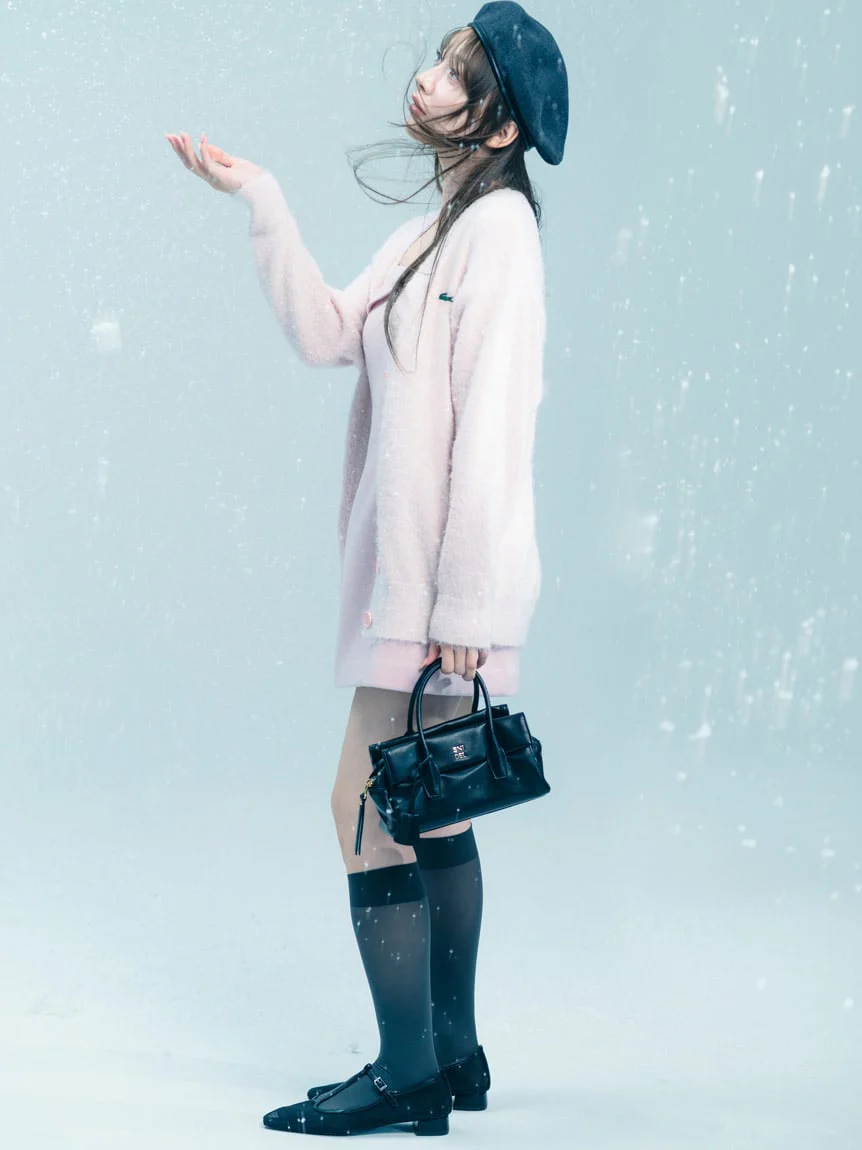 LACOSTE Lame Knit Cardigan - Image 7