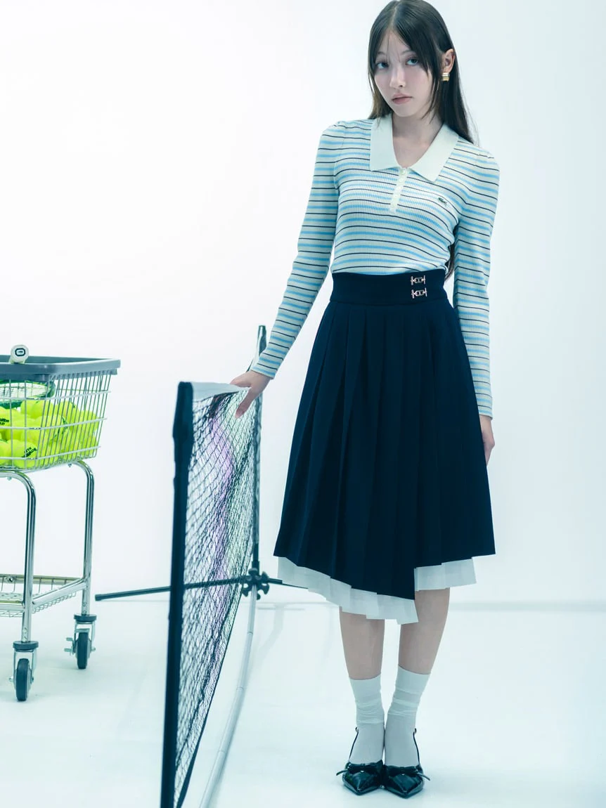 LACOSTE Ribbed Polo Knit - Image 10