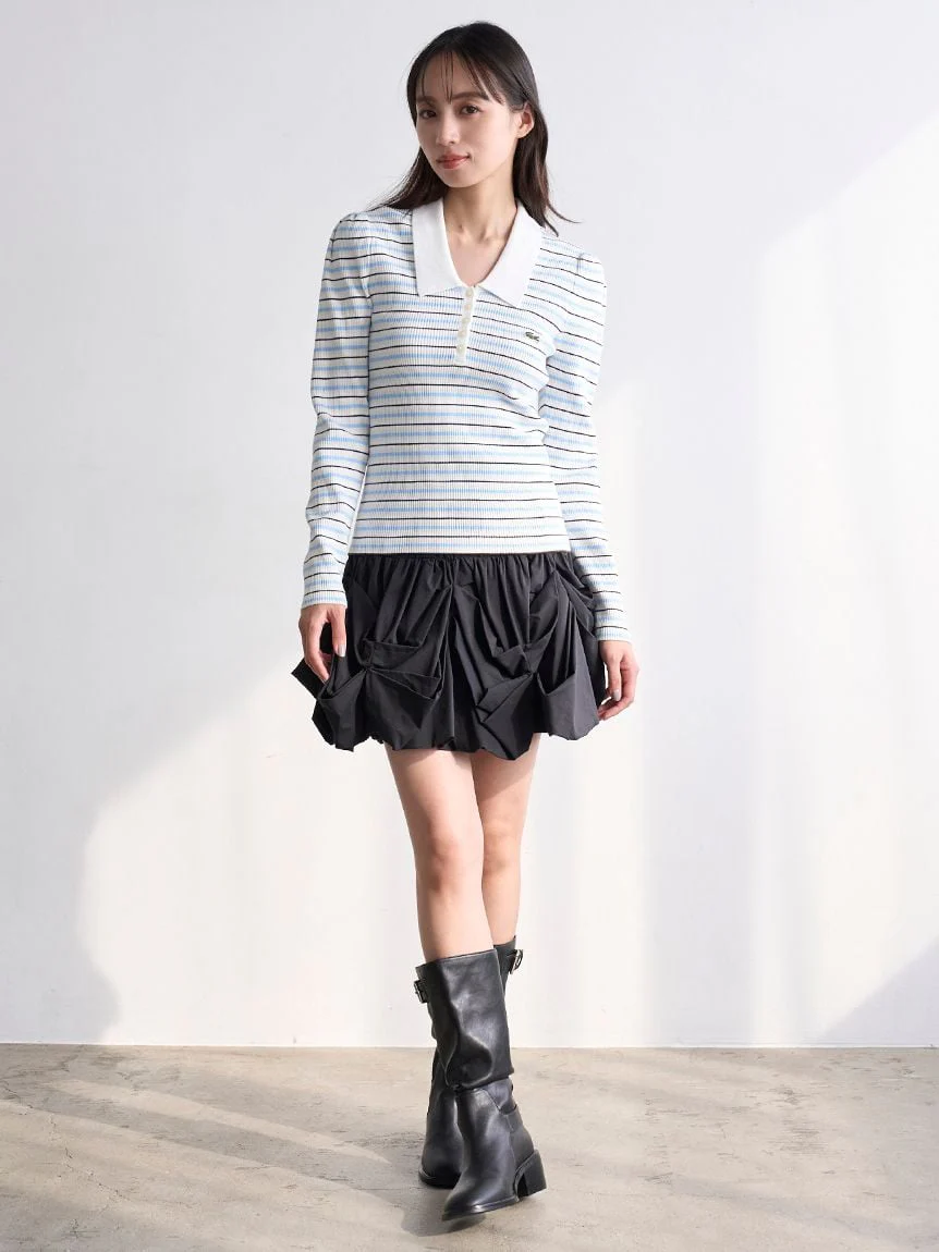 LACOSTE Ribbed Polo Knit - Image 30