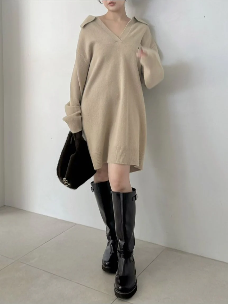 LACOSTE Skipper Knit Dress - Image 11