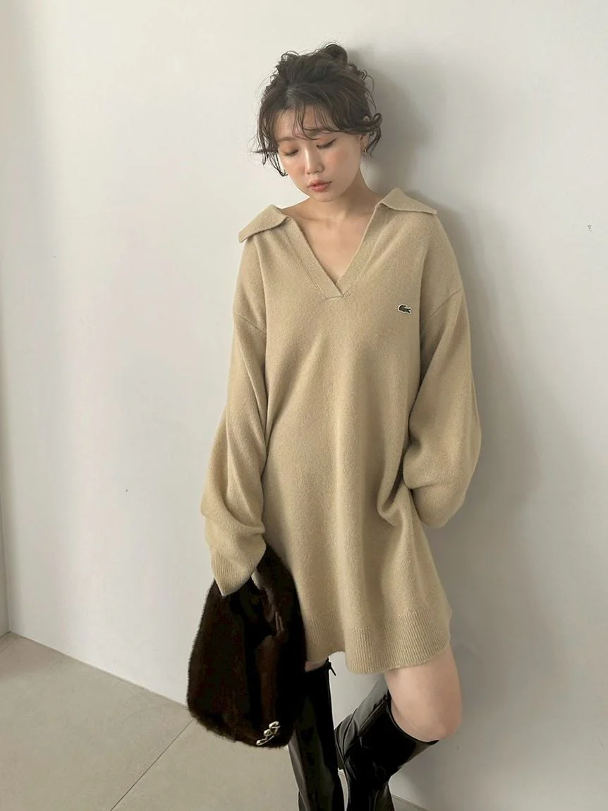 LACOSTE Skipper Knit Dress - Image 12