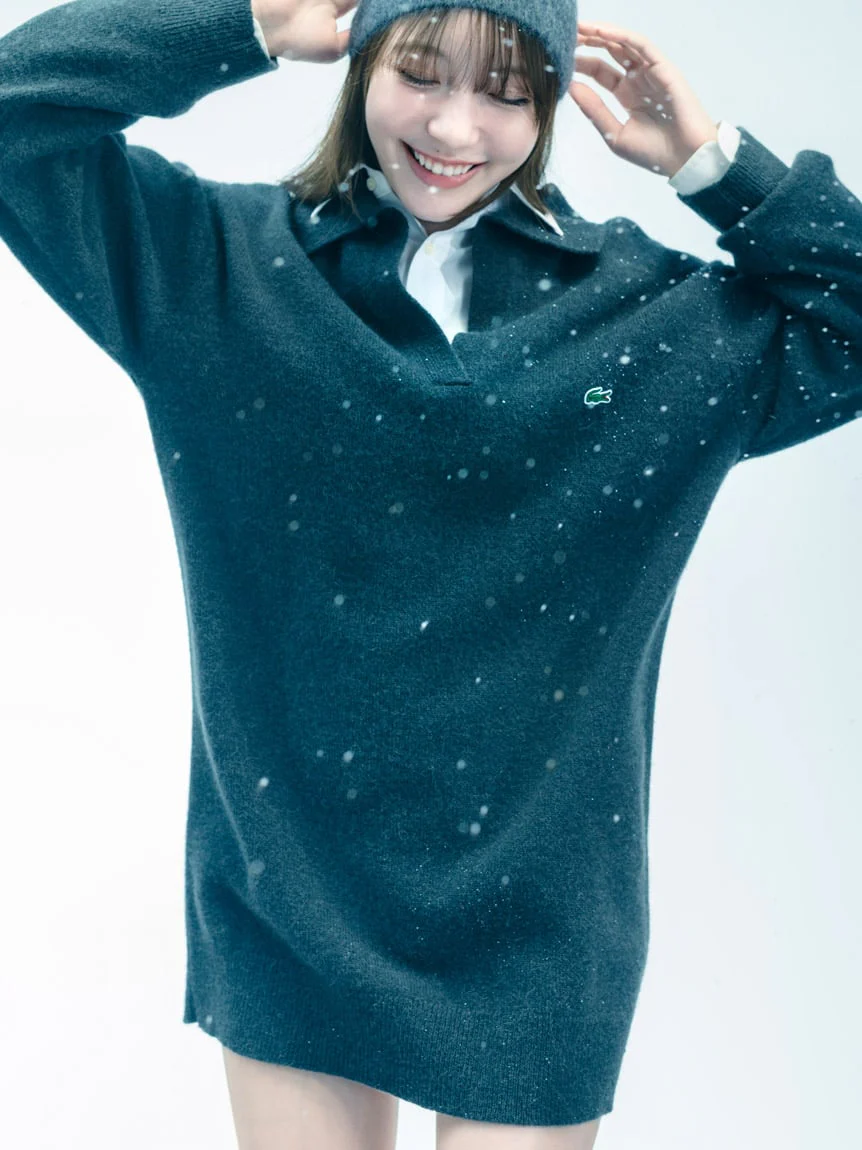 LACOSTE Skipper Knit Dress - Image 5