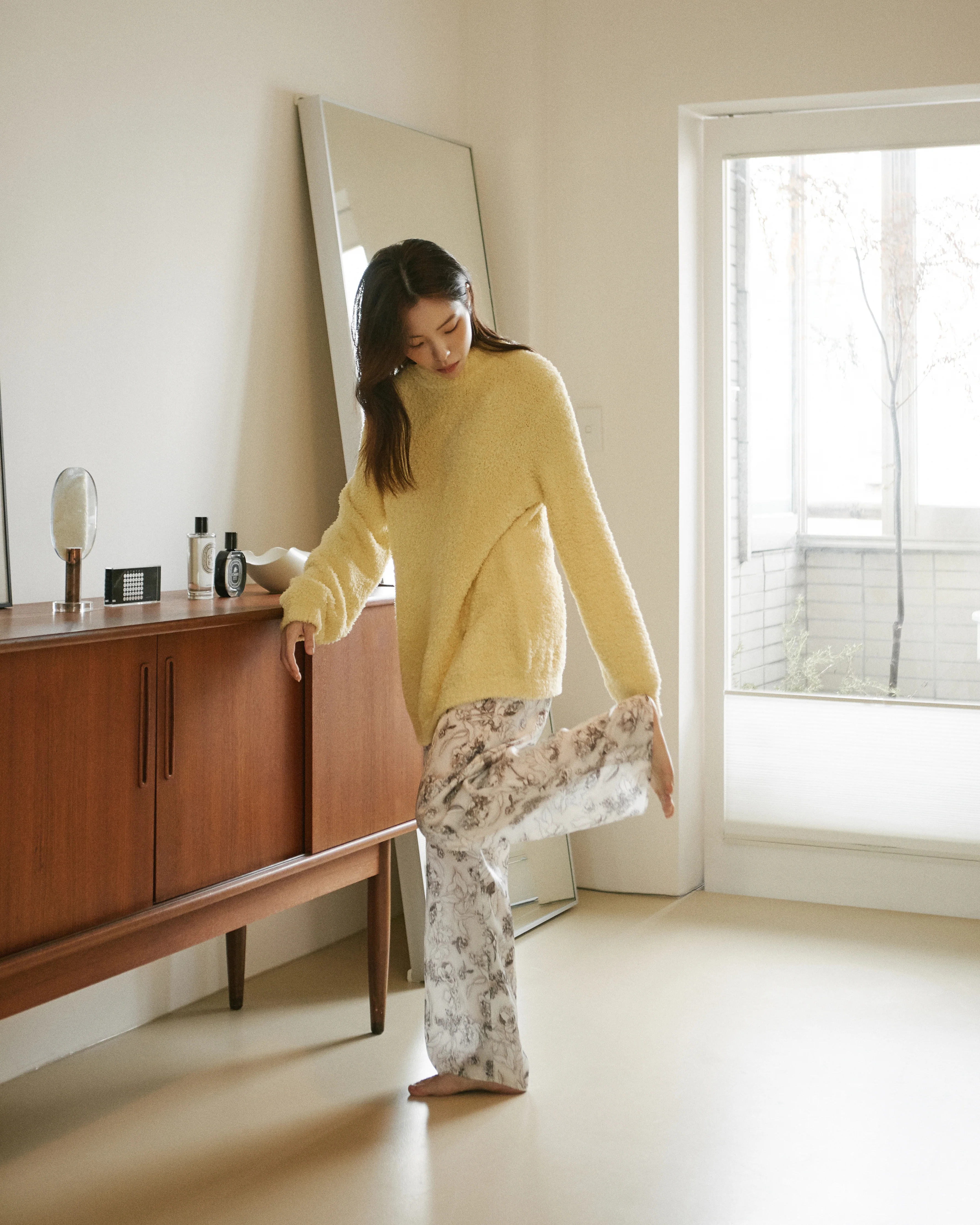 Lumiere Satin Pajama Pants - Image 11