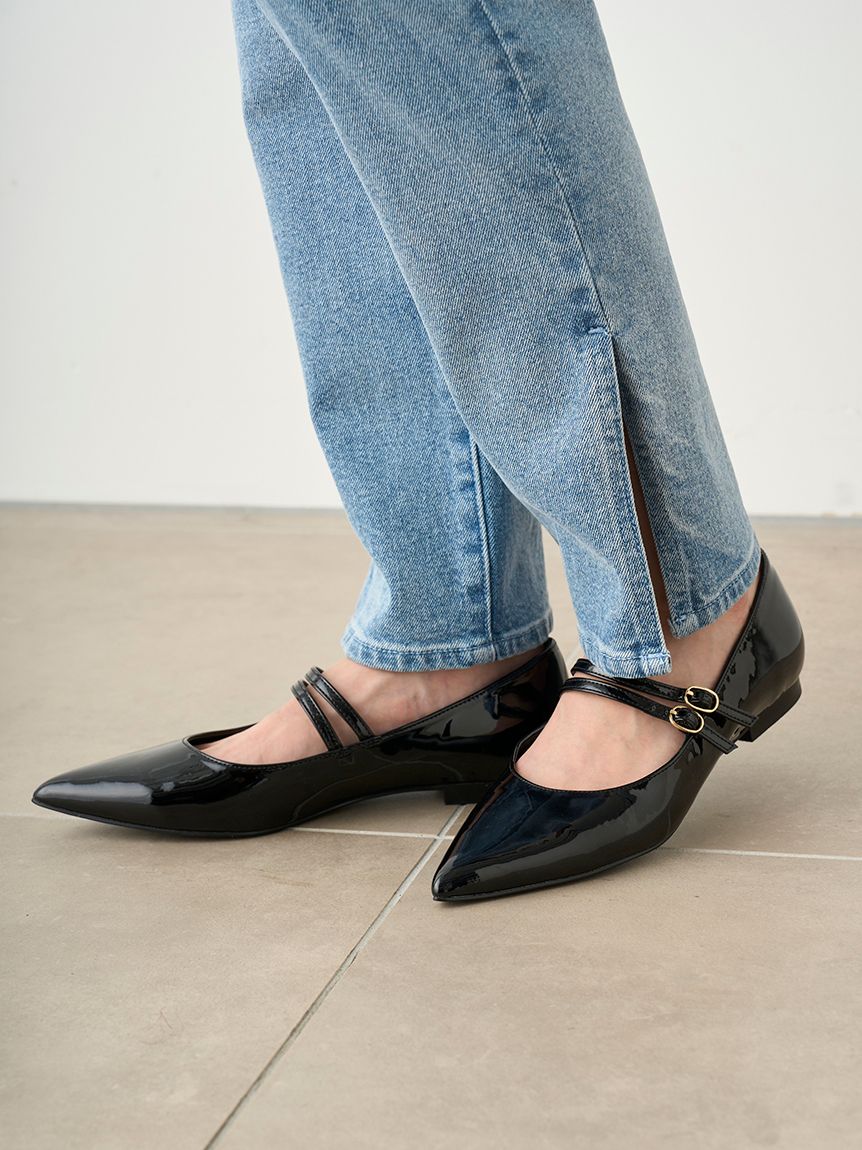 Mary Jane Classic Pointed Flats - Image 6
