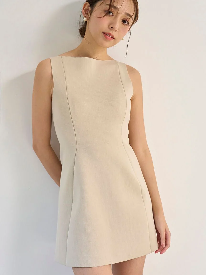 Chic Sleeveless Mini Dress with Matching Cropped Blazer - Image 15