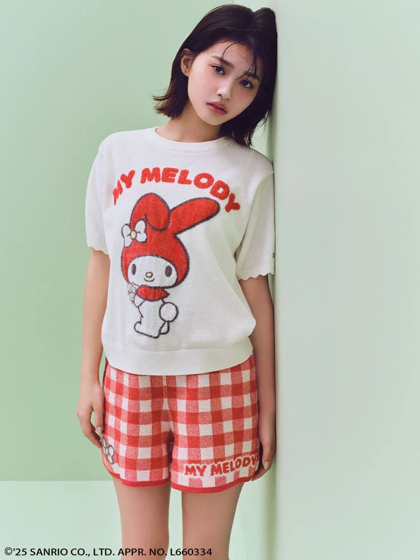 [MY MELODY] Jacquard Knit Shorts - Image 6