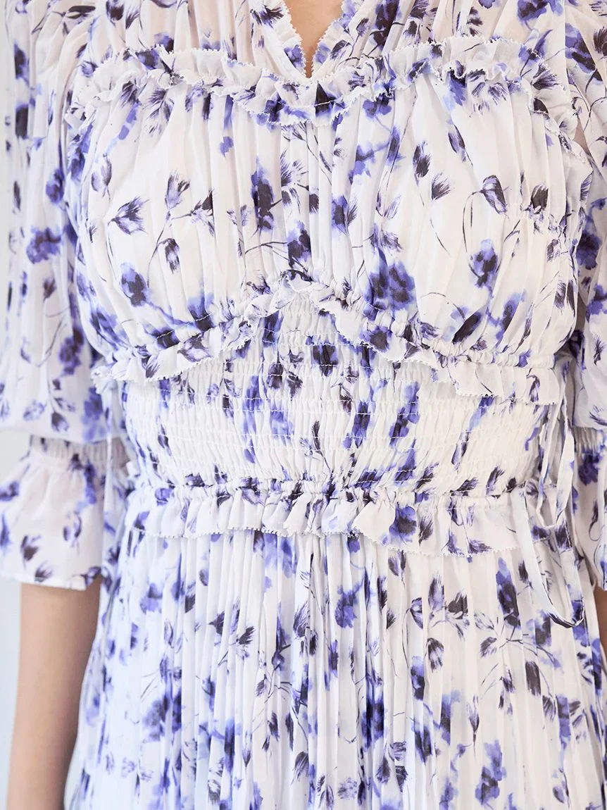 Boho-Inspired Ruffle Layered Maxi Dress - Image 15
