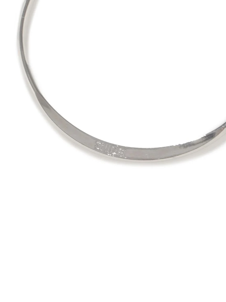 Pressed Hoop Earrings - Image 4