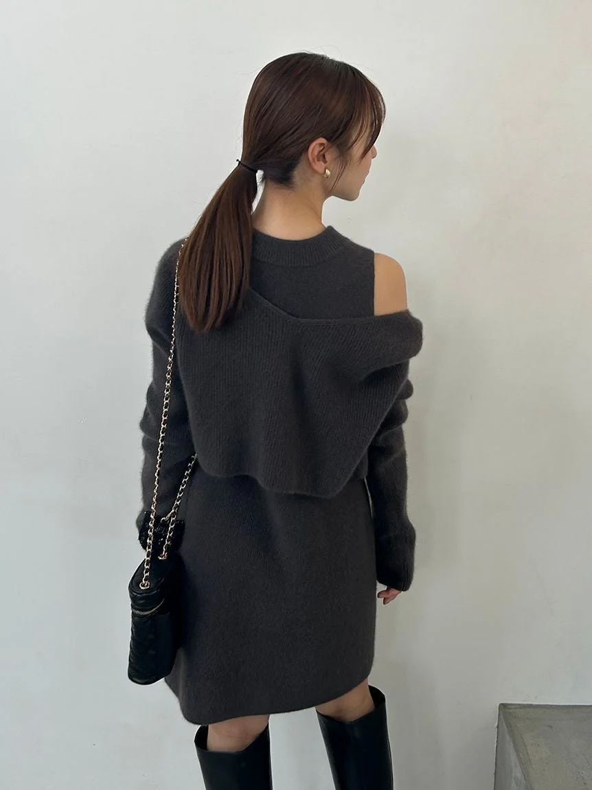 Raccoon Ribbed Sleeveless Mini Dress - Image 13